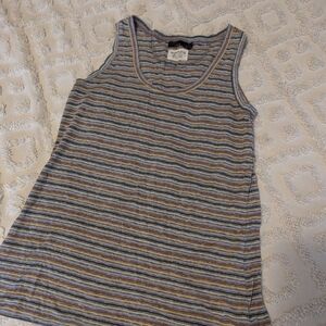 Prana Hemp Blend Striped Sleeveless Top